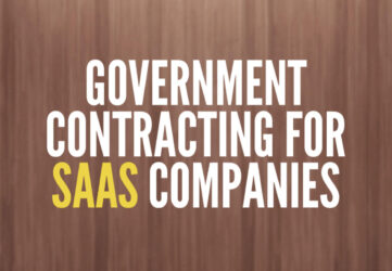 Government Contracting for SaaS Companies